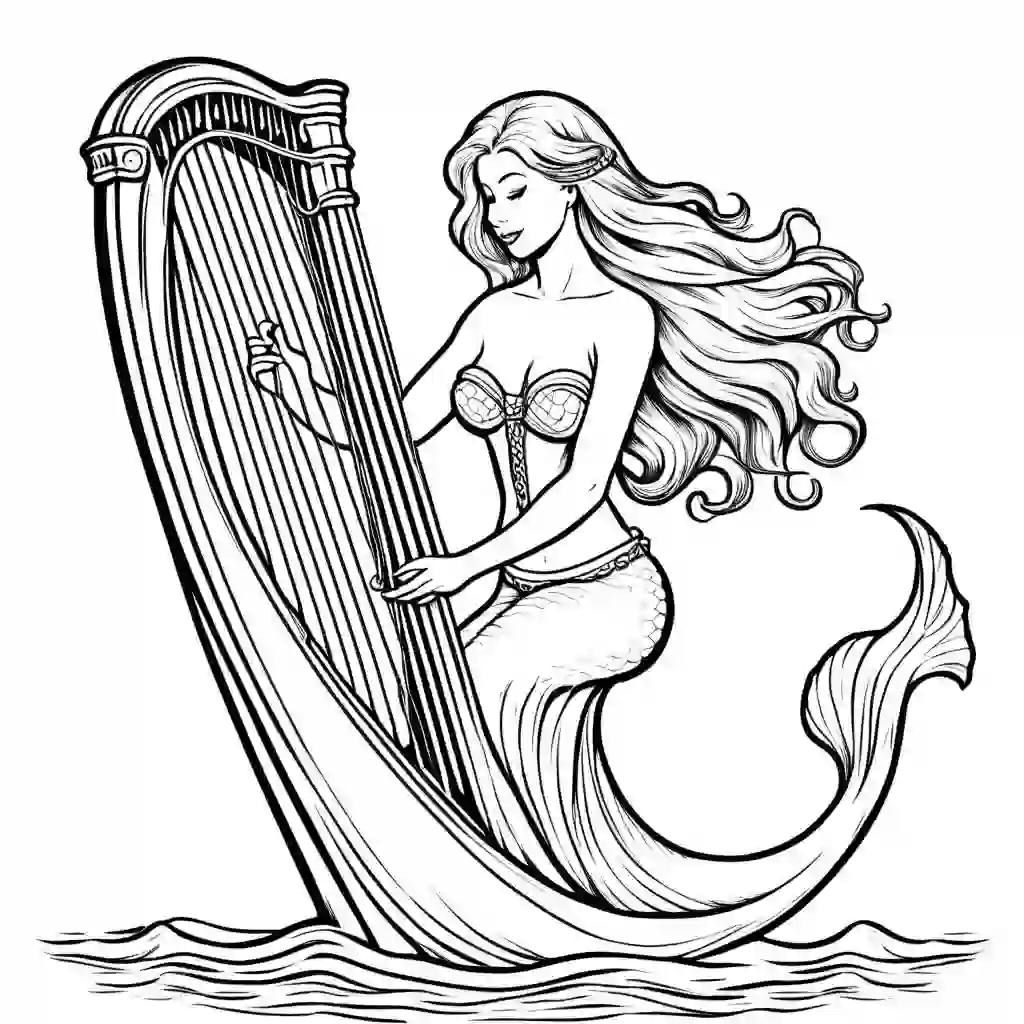 Mermaids_Mermaid with a Harp_7886_.webp